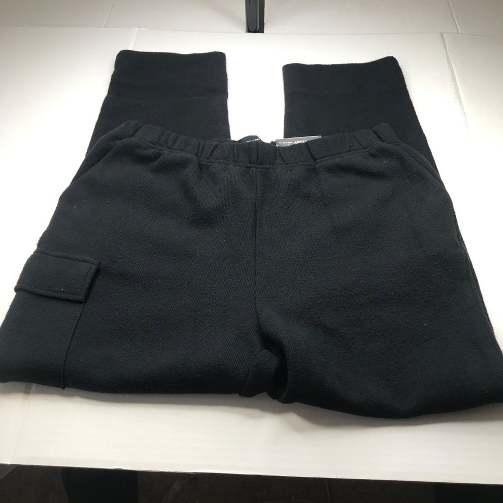Who What Wear Women's Size Medium Mid Rise Ankle Lounge Pants Black New